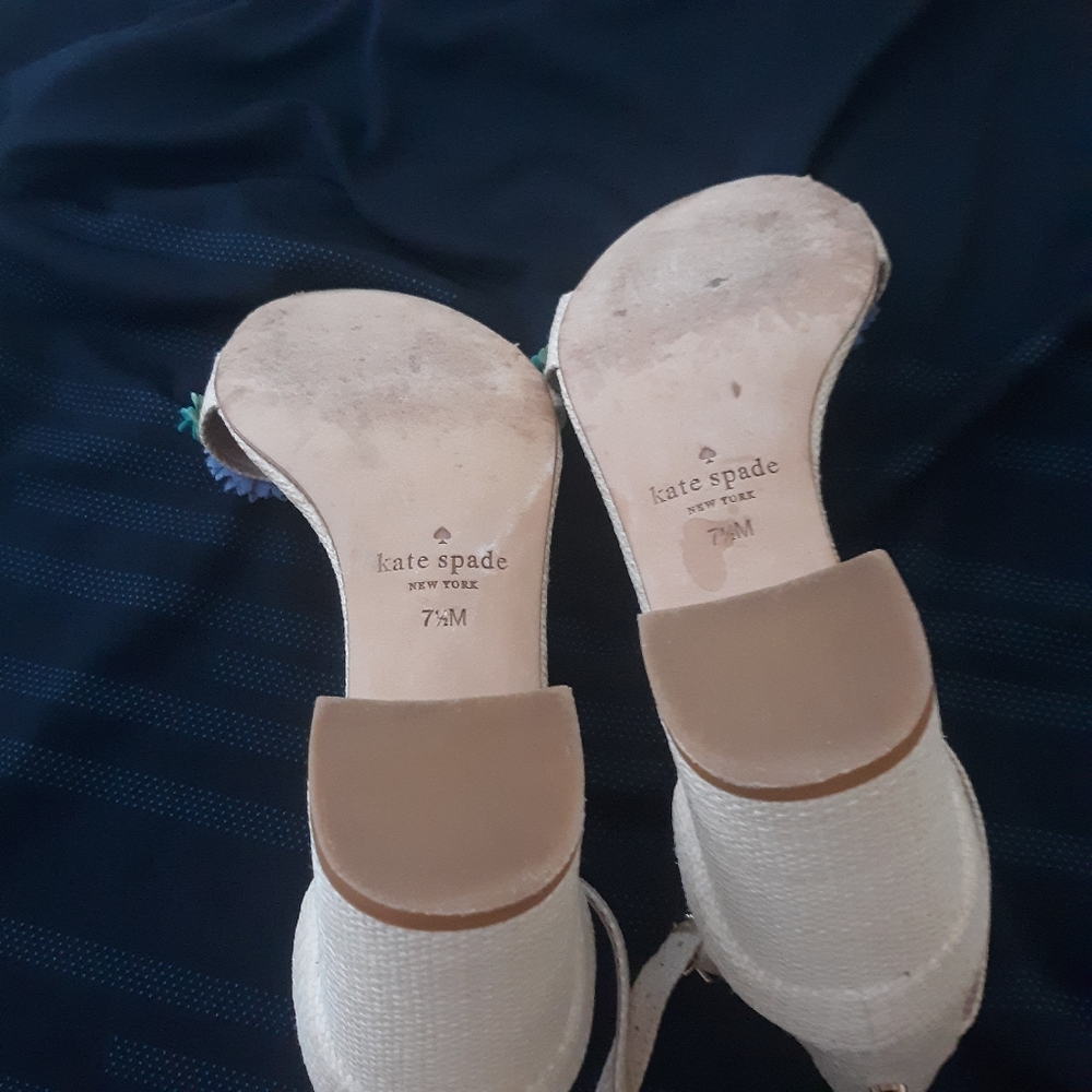 Kate Spade Butterfly Garden Summer Shoes 7.5 - Picture 6 of 6